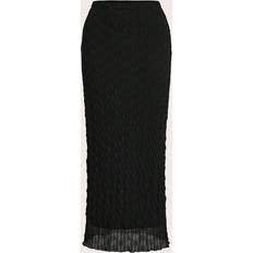 Polyamid Kjolar Shein Plus Solid Lettuce Trim Skirt