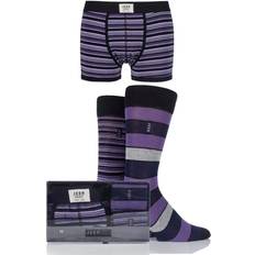 Striped Men's Underwear Jeep Pack Spirit Gift Boxed Striped Trunks and Socks