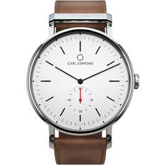 Carl Edmond Klockor Carl Edmond RYOLIT 36MM WHITE/COGNAC