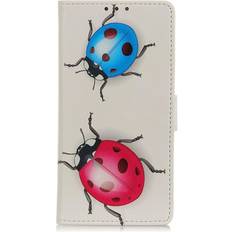 MAULUND Motorola Moto E7 Power E7I Power Leather Wallet Case Ladybugs