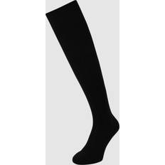 Kashmir Strumpor Falke Lhasa Rib Knee High Socks Black 39/42