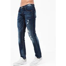 Crosshatch Mens Chantilly Jeans W32/L32 Dark Wash