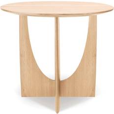 Ethnicraft Oak Geometric Side Small Table