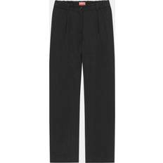 Kenzo Women Trousers & Shorts Kenzo Tailored Elasticated Trousers Black Womens