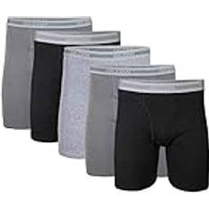 Gildan Underwear Gildan Men's Boxer Briefs, Multipack, Black/Charcoal/Sport Grey 5-Pack