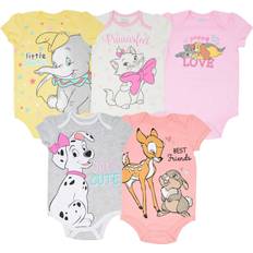 Disney 1-3M Jumpsuits Disney Disney Classics Dalmatians Bambi Dumbo Aristocats Baby Girls Pack Bodysuit Newborn