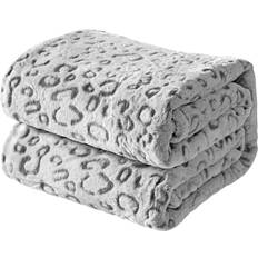 Fiber Blankets FY FIBER HOUSE FY Fiber House Fleece Blankets Grey