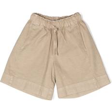 Linen Children's Clothing il gufo cotton-linen shorts kids Elastane/Linen/Flax/Cotton Brown