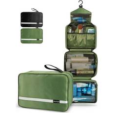Green - Men Toiletry Bags & Cosmetic Bags Maliton Maliton Travel Toiletry Bag - Army Green