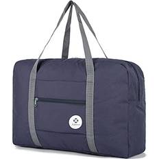 Weekend Bags Narwey For Spirit Airlines Foldable Travel Duffel Bag Tote Carry on Luggage Sport Duffle Weekender Overnight for Women and Girls 1112 Dark Blue