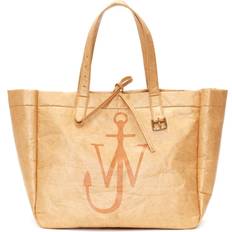 Leather - Unisex Totes & Shopping Bags JW Anderson logo-print faux-leather tote bag unisex Cotton/Polyethylene/CALFSKIN One Size Neutrals