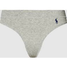 Polo Ralph Lauren Damen Slips Polo Ralph Lauren Club Cotton String grau