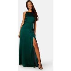 Bubbleroom Gröna Klänningar Bubbleroom Bubbleroom Occasion Laylani Satin Gown Dark green