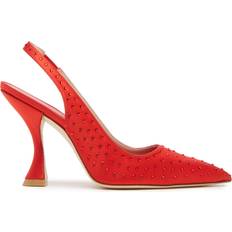 Bred Pumps Stuart Weitzman Slingback Pumps - Röd