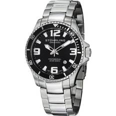 Stührling Original Klockor Stührling Original 395.33B11 Svart/Stål Ø42 mm