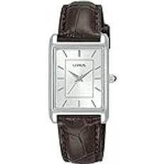 Lorus Classic Dameur Stål Brun Læderrem 22mm 5bar