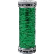 Yarn & Needlework Supplies Gutermann Dark Green Metallic Sliver Embroidery Thread 200m