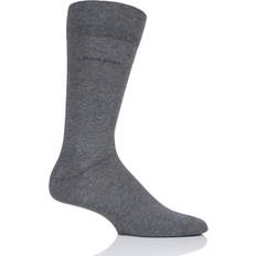 HUGO BOSS Socks HUGO BOSS Pair Light Grey Marc Plain 98% Combed Cotton Socks Men's 8.511 Mens