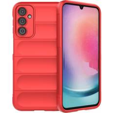 MAULUND Samsung Galaxy A24 Skal Flexibel Plast Röd