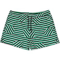 Happy Socks Badkläder Happy Socks Stripe Swim Herr, Grön
