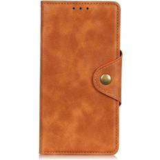 Sony Xperia L4 Retro Læder Cover m. Kortholder Brun