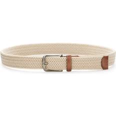 Beige - Homme Ceintures Original Penguin Braided Stretch Belt - Khaki Beige Men's