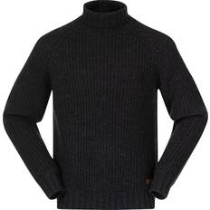 Bergans Herr Överdelar Bergans Men's Nordmarka Merino High Neck Jumper - Dark Shadow Grey
