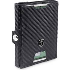 Travando Slim Wallets for Men Carbon Minimalist Slim Wallet