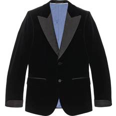 Gucci Blazers Gucci Heritage blazer men Cotton/Spandex/Elastane/Modal/Satin Black