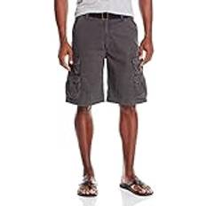 Wrangler Men Shorts Wrangler Men's Premium Cargo Short - Anthracite Twill
