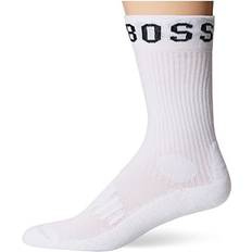 HUGO BOSS Socks HUGO BOSS Hugo Boss mens 2-pack Big Logo Crew Casual Sock, Blanche