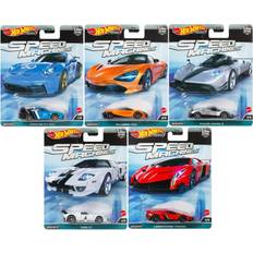 Hot Wheels Cars Hot Wheels Hot Wheels Premium Car Culture Speed Machines 5-Pack in Collectible Container, Set of 5 Die-Cast 1:64 Scale Toy Cars
