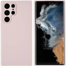 MTP Products Silky Samsung Galaxy S22 Ultra 5G Silikonskal Rosa