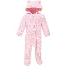 Babies Jumpsuits Hudson Baby Unisex Baby Fleece Sleep and Play Lt Pink, 9-12 Months