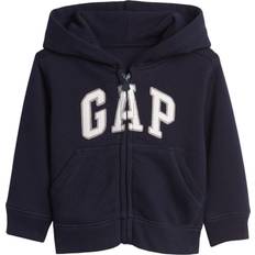 9-12M - Jungen Hoodies GAP Baby Boy's Playtime Favorites Logo Full Zip Hoodie Sweatshirt - Blue Galaxy