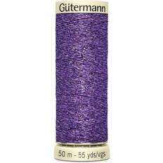 Grey Sewing Thread Gutermann Purple Beautiful Metallic Effect Thread, Size: 50m