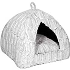 Petface Lyxig bambu plysch katt Igloo säng