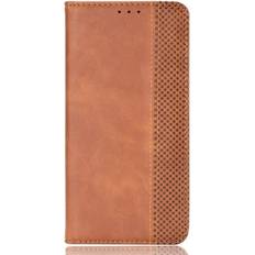 MAULUND Xiaomi Redmi Note 11 Pro 11 Pro plus Vintage Look Leather Wallet Case Brown