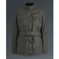 Belstaff Trialmaster Motorcycle Jacket Women's Waxed Cotton Forest Green Forest Green