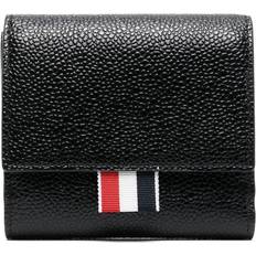 Thom Browne RWB Stripe pebbled leather wallet - men Calf