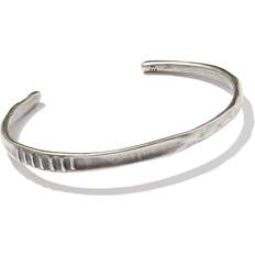 Kendra Scott Silver Plated Bracelets Kendra Scott Mason Thin Cuff Bracelet in Oxidized Sterling Silver One