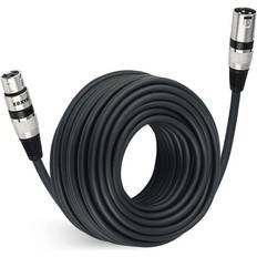 Ebxya XLR Cable Cable 15M Male to Female 3PIN Balanced XLR Lead DMX Patch Cables