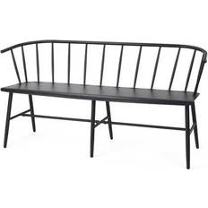 Black Settee Benches Mercana Colin Settee Bench