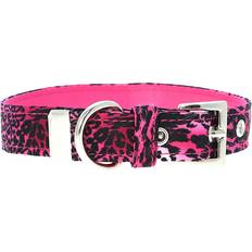 Halsband Pink Leopard M