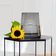 Your surprise gravering lysegrå Vase