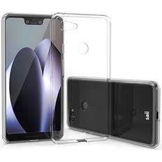 Pixel 3 Saii Premium Greppvänligt Google Pixel 3 XL TPU-skal Genomskinlig