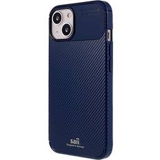 Saii Kolfiber iPhone 13 Mini TPU Skal Blå