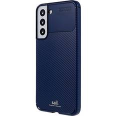 Kolfiber Samsung Galaxy S22 5G TPU Skal Blå