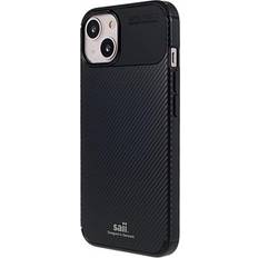 Saii Kolfiber iPhone 13 Mini TPU Skal Svart