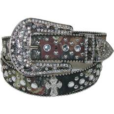 Camouflage Belts CTM Women's Rhinestone Cross on Belt